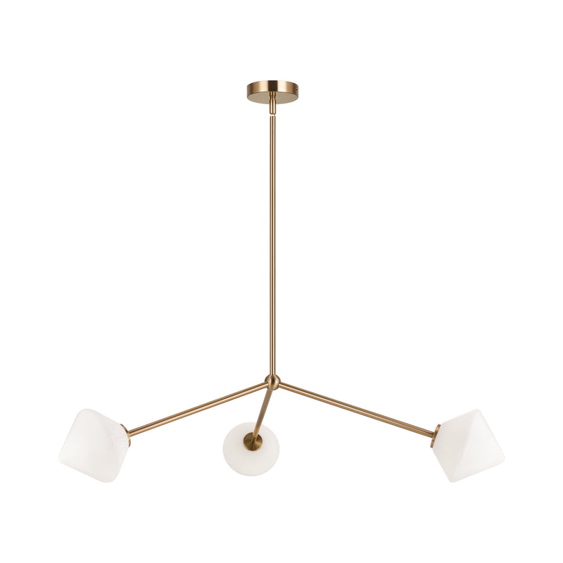 Matteo Lighting - C81743AGOP - Pendant - Novo - Aged Gold Brass