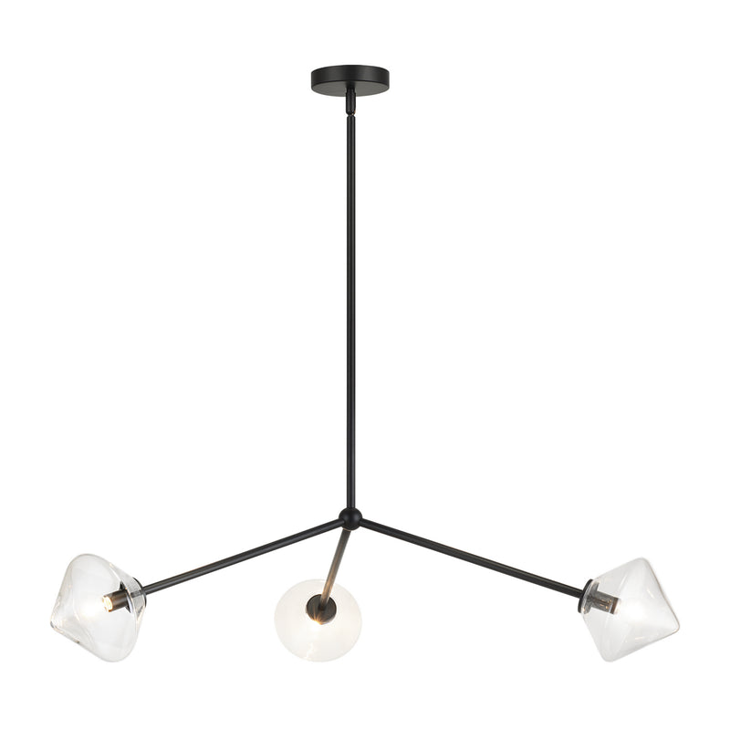 Matteo Lighting - C81743BKCL - Pendant - Novo - Black