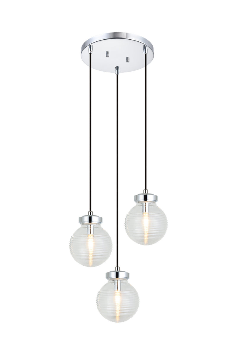 Matteo Lighting - C84003CHCL - Pendant - Ridge - Chrome