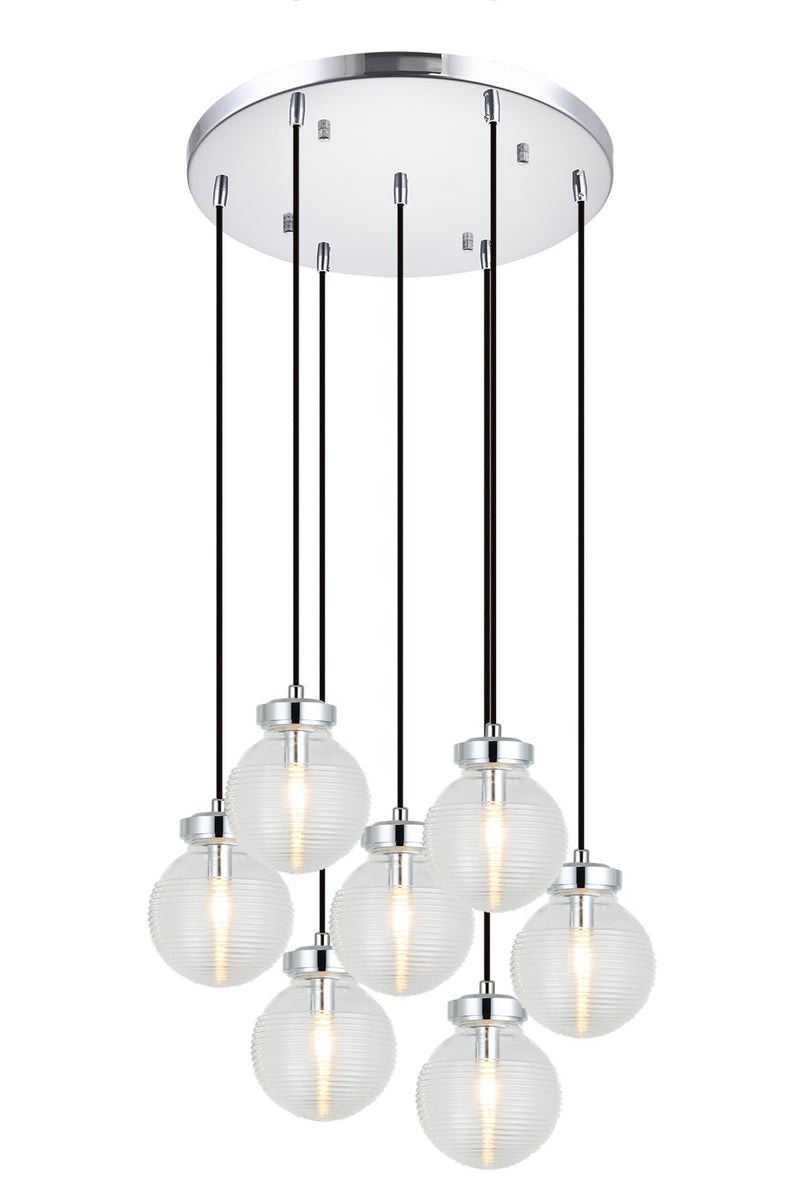 Matteo Lighting - C84007CHCL - Pendant - Ridge - Chrome