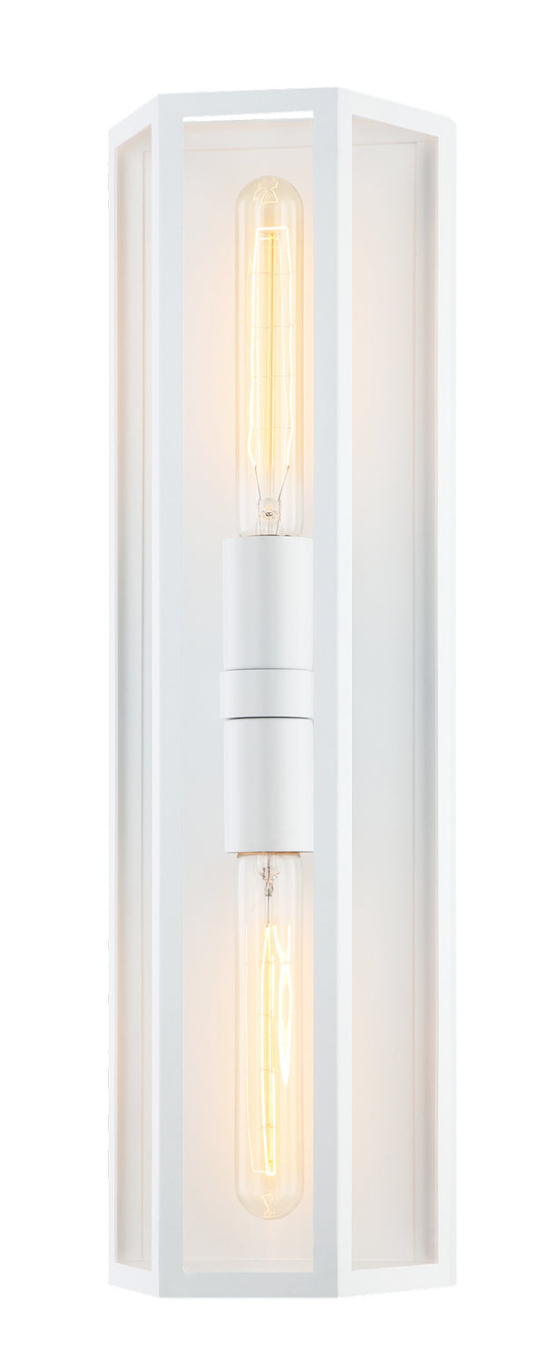 Matteo Lighting - W64512WH - Wall Sconce - Creed - White