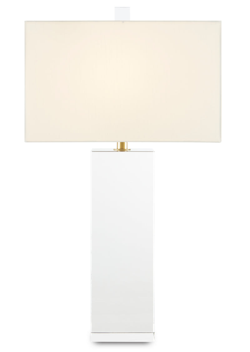 Currey and Company - 6000-0770 - One Light Table Lamp - Clara - Clear/Brass