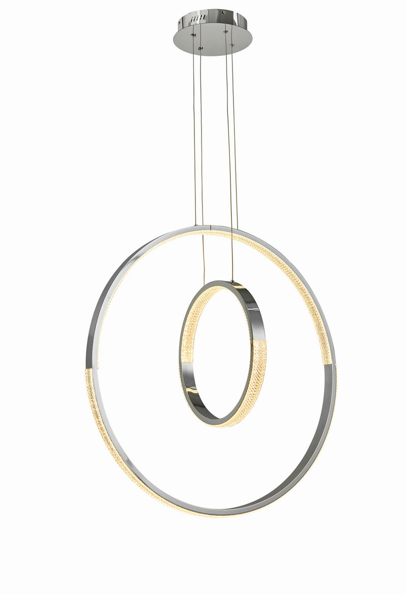 Thumprints - T1024-CH - LED Pendant - Ezra - Chrome