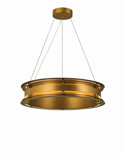 Thumprints - T1055-AG - LED Chandelier - Bristol - Antique Gold