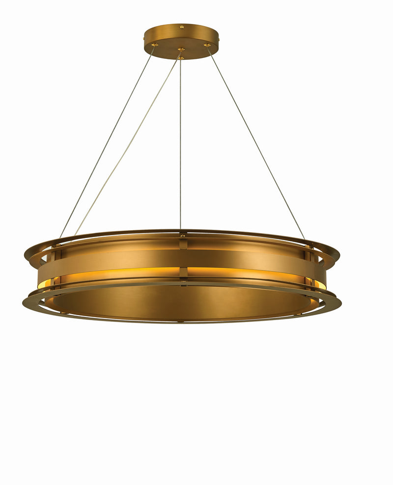Thumprints - T1058-AG - LED Chandelier - Bristol - Antique Gold