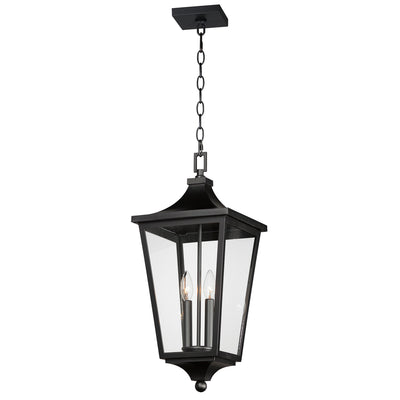 Maxim - 40239CLBK - Two Light Outdoor Hanging Lantern - Sutton Place VX - Black