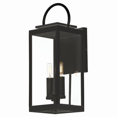 Maxim - 40316CLBK - One Light Outdoor Wall Sconce - Nassau Vivex - Black