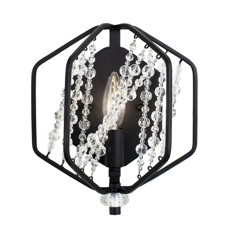 Varaluz - 321W01CB - One Light Wall Sconce - Chelsea - Carbon