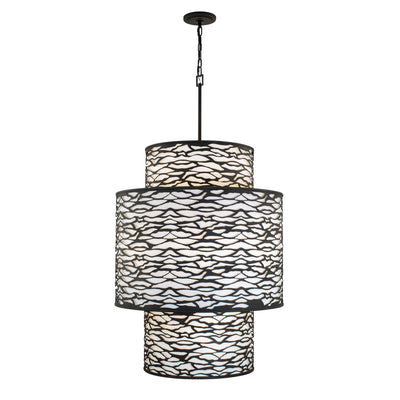 Varaluz - 348F16CB - 16 Light Foyer Pendant - Kato - Carbon