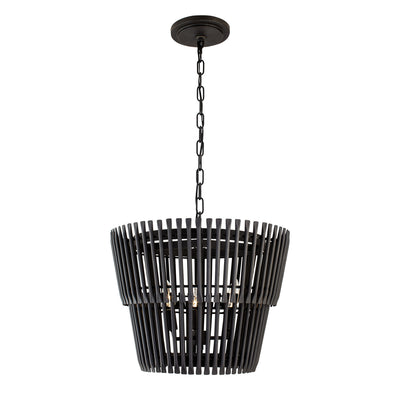 Varaluz - 355P03CB - Three Light Pendant - Apollo - Carbon