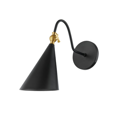 Mitzi - H285101-AGB/SBK - One Light Wall Sconce - Lupe - Aged Brass/Soft Black