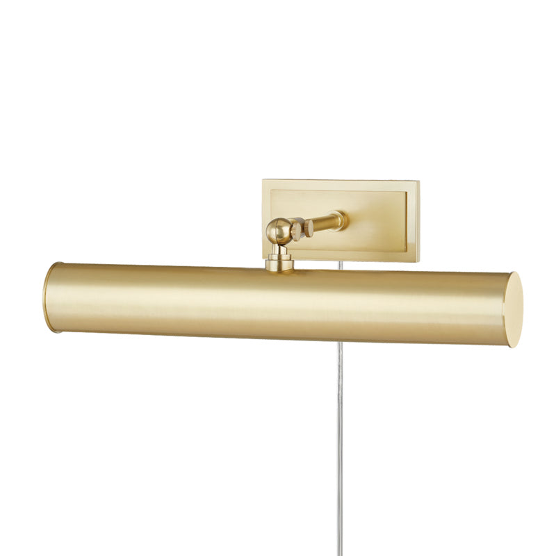 Mitzi - HL263202-AGB - Two Light Picture Light With Plug - Holly - Aged Brass
