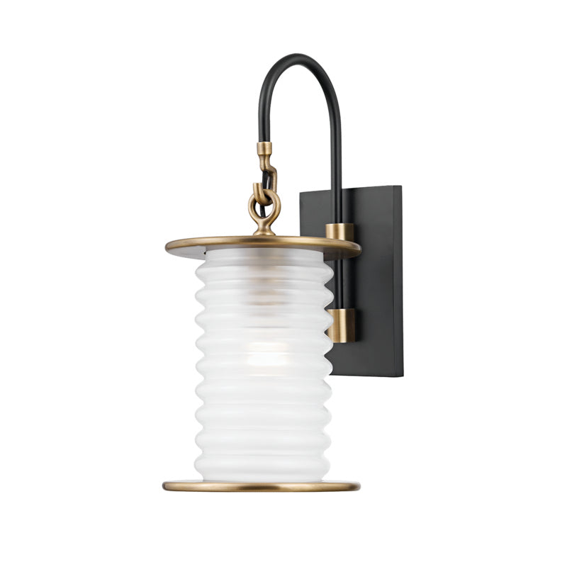 Troy Lighting - B4451-PBR/TBK - One Light Wall Sconce - Danvers - Patina Brass/Texture Black