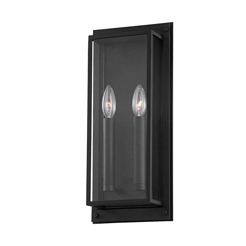 Troy Lighting - B9102-TBK - One Light Outdoor Wall Sconce - Winslow - Textured Black