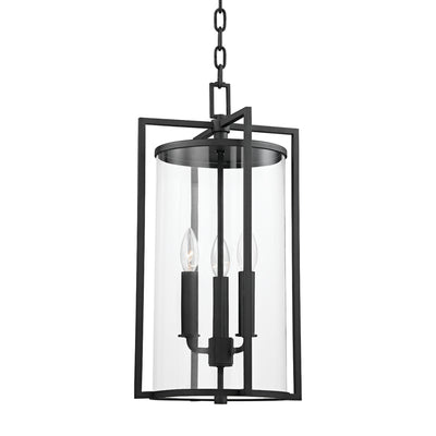 Troy Lighting - F1146-TBK - Three Light Outdoor Lantern - Percy - Texture Black