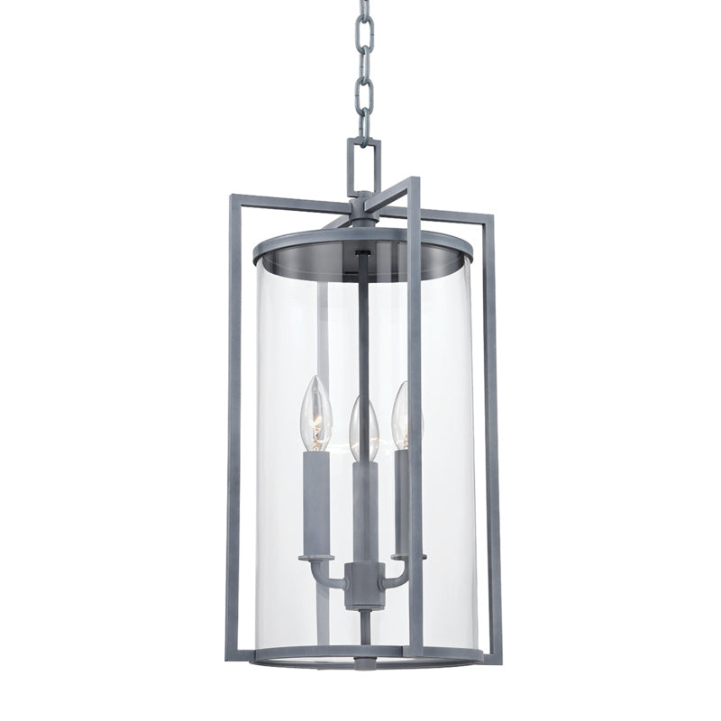 Troy Lighting - F1146-WZN - Three Light Outdoor Lantern - Percy - Weathered Zinc