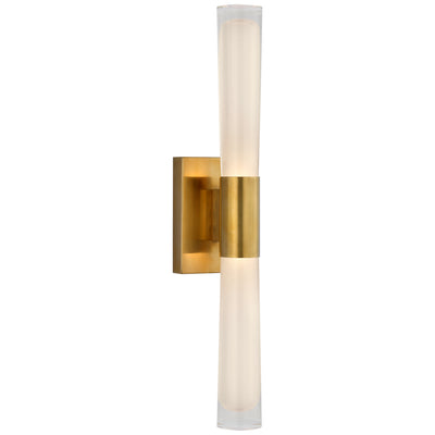 Visual Comfort Signature - ARN 2473HAB-CG - LED Wall Sconce - Brenta - Hand-Rubbed Antique Brass