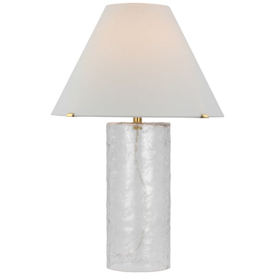 Visual Comfort Signature - S 3325CWG/SB-L - LED Table Lamp - Driscoll - Clear Wavy Glass and Soft Brass