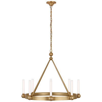 Visual Comfort Signature - TOB 5775HAB-WG - LED Chandelier - Jeffery - Hand-Rubbed Antique Brass
