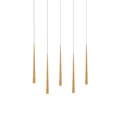Modern Forms - PD-41805L-AB - LED Pendant - Cascade - Aged Brass