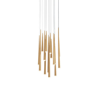 Modern Forms - PD-41815R-AB - LED Pendant - Cascade - Aged Brass