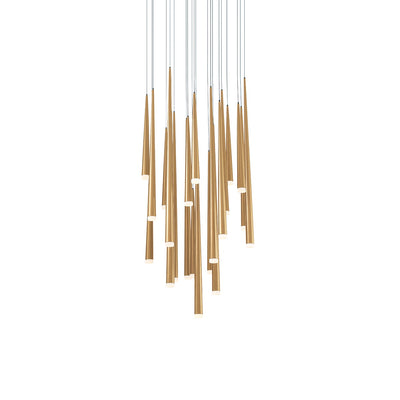 Modern Forms - PD-41821R-AB - LED Pendant - Cascade - Aged Brass