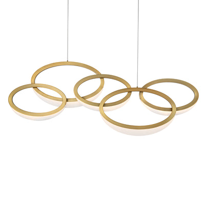 Modern Forms - PD-56246-AB - LED Chandelier - Orion - Aged Brass
