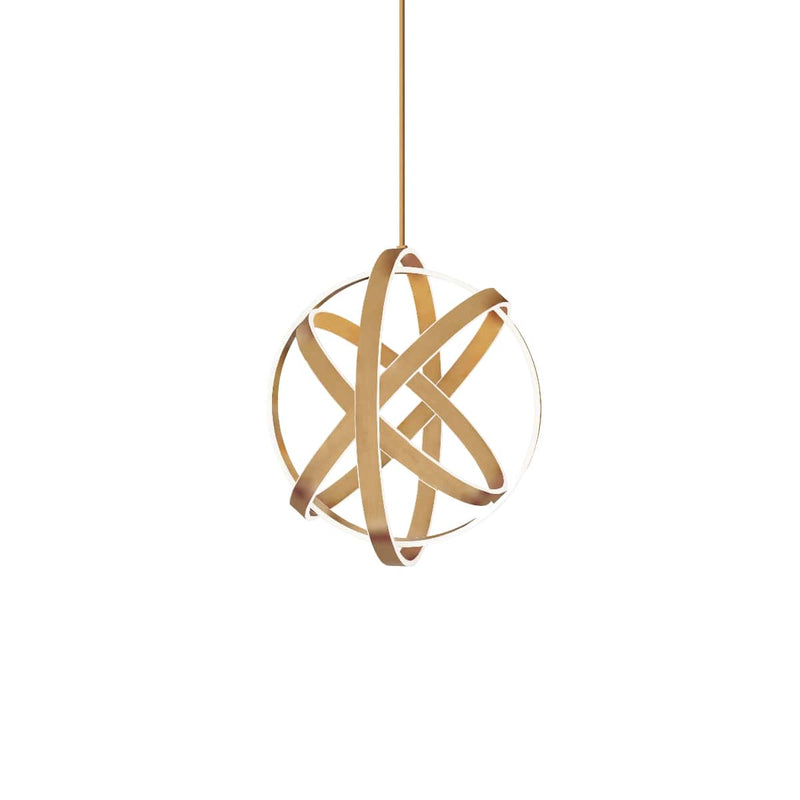 Modern Forms - PD-61728-AB - LED Chandelier - Kinetic - Aged Brass