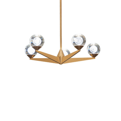 Modern Forms - PD-82024-AB - LED Chandelier - Double Bubble - Aged Brass