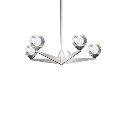 Modern Forms - PD-82024-SN - LED Chandelier - Double Bubble - Satin Nickel