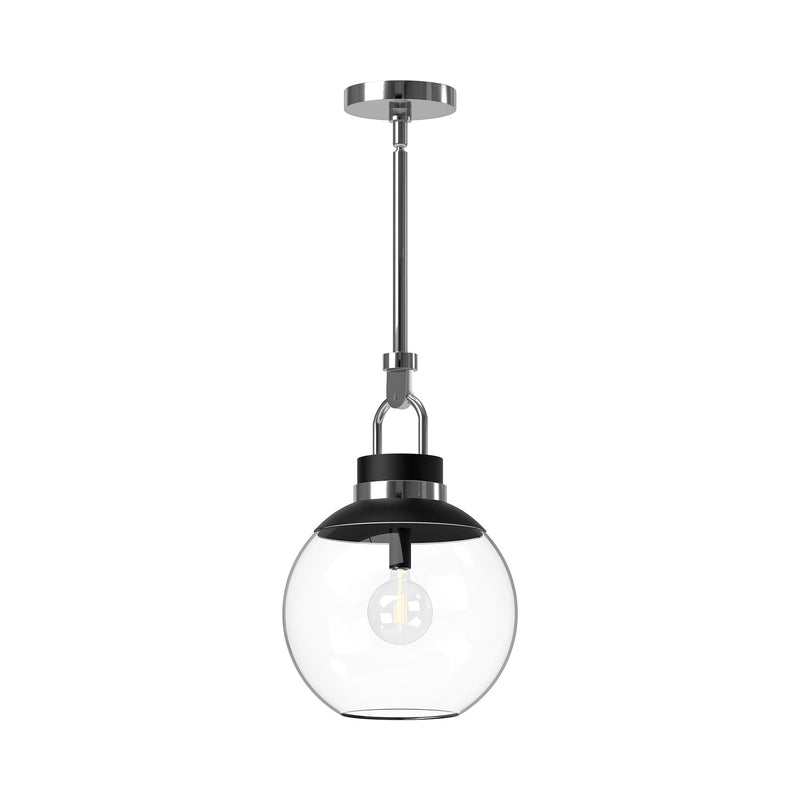 Alora - PD520512CHCL - One Light Pendant - Copperfield - Chrome/Clear Glass