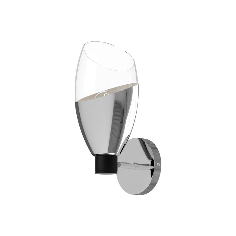 Alora - WV587105CHCL - One Light Vanity - Capri - Chrome/Clear Glass
