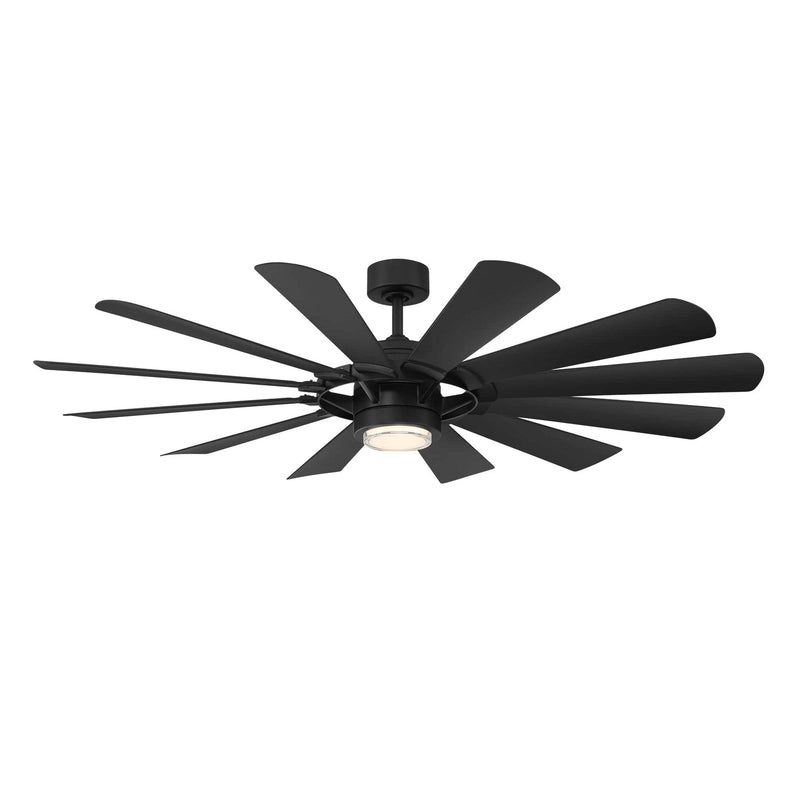 Modern Forms Fans - FR-W2201-65L-27-MB - 65``Ceiling Fan - Wynd Mill - Matte Black