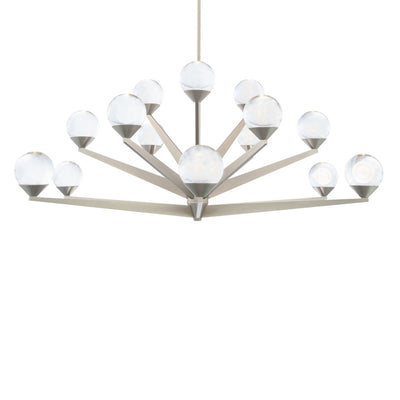 Modern Forms - PD-82042-SN - LED Chandelier - Double Bubble - Satin Nickel