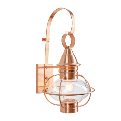 Norwell Lighting - 1712-CO-CL - One Light Outdoor Wall Mount - American Onion - Copper