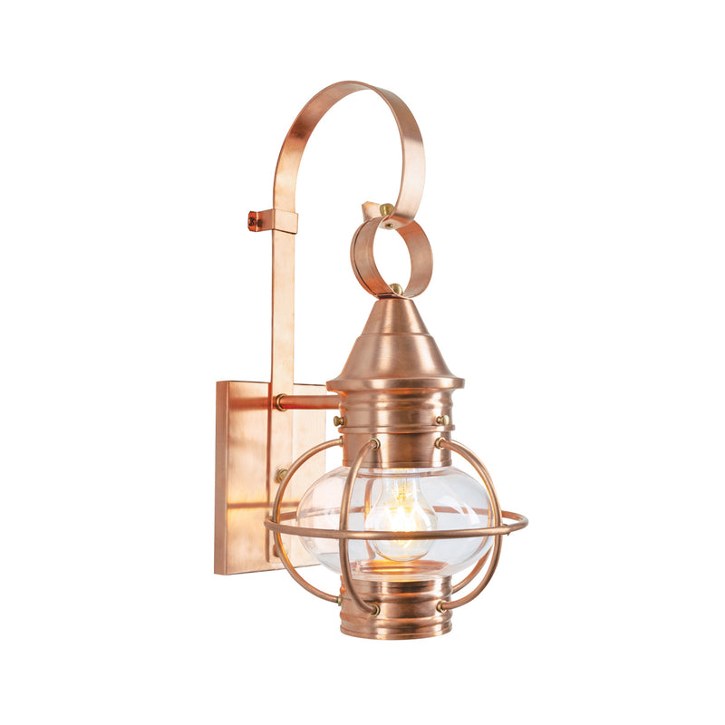 Norwell Lighting - 1713-CO-CL - One Light Outdoor Wall Mount - American Onion - Copper