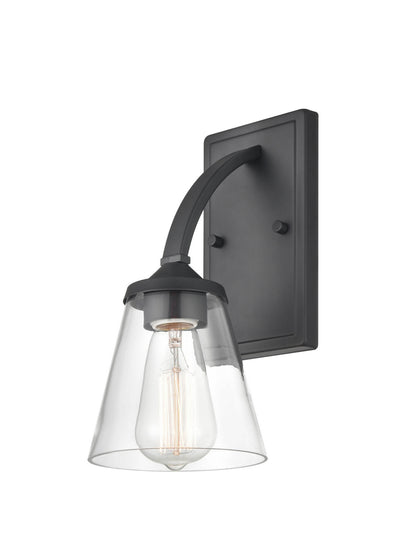 Millennium - 9101-MB - One Light Wall Sconce - Josleen - Matte Black