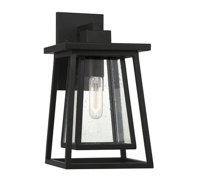 Savoy House - 5-2021-BK - One Light Outdoor Wall Lantern - Denver - Matte Black