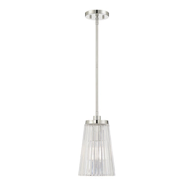 Savoy House - 7-1742-1-109 - One Light Pendant - Chantilly - Polished Nickel