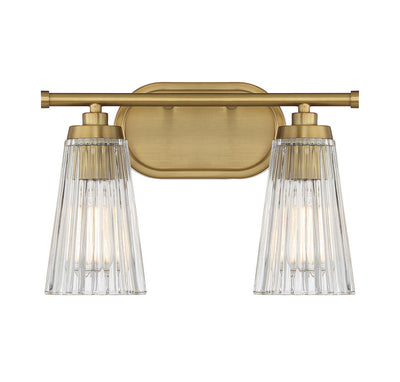 Savoy House - 8-1745-2-322 - Two Light Bathroom Vanity - Chantilly - Warm Brass