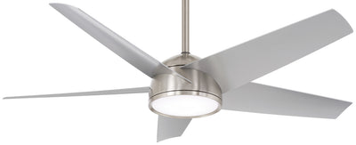 Minka Aire - F781L-BNW - 58``Outdoor Ceiling Fan - Chubby - Brushed Nickel