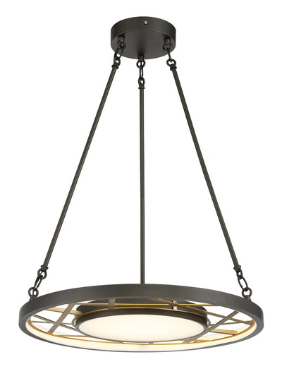Metropolitan - N7526-716-L - LED Pendant - Tribeca - Smoked Iron And Soft Brass