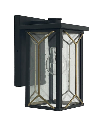 Minka-Lavery - 72801-727 - One Light Outdoor Wall Mount - Hillside Manor - Sand Coal And Honey Gold