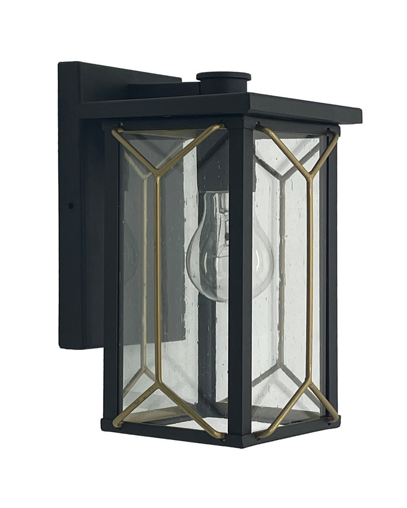 Minka-Lavery - 72801-727 - One Light Outdoor Wall Mount - Hillside Manor - Sand Coal And Honey Gold