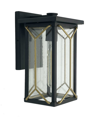 Minka-Lavery - 72802-727 - One Light Outdoor Wall Mount - Hillside Manor - Sand Coal And Honey Gold
