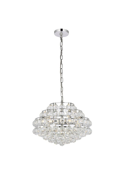 Elegant Lighting - 1106D18C - Five Light Pendant - Savannah - Chrome