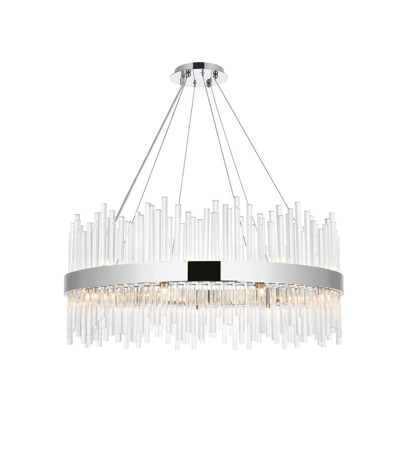 Elegant Lighting - 3000D36C - 20 Light Pendant - Dallas - Chrome