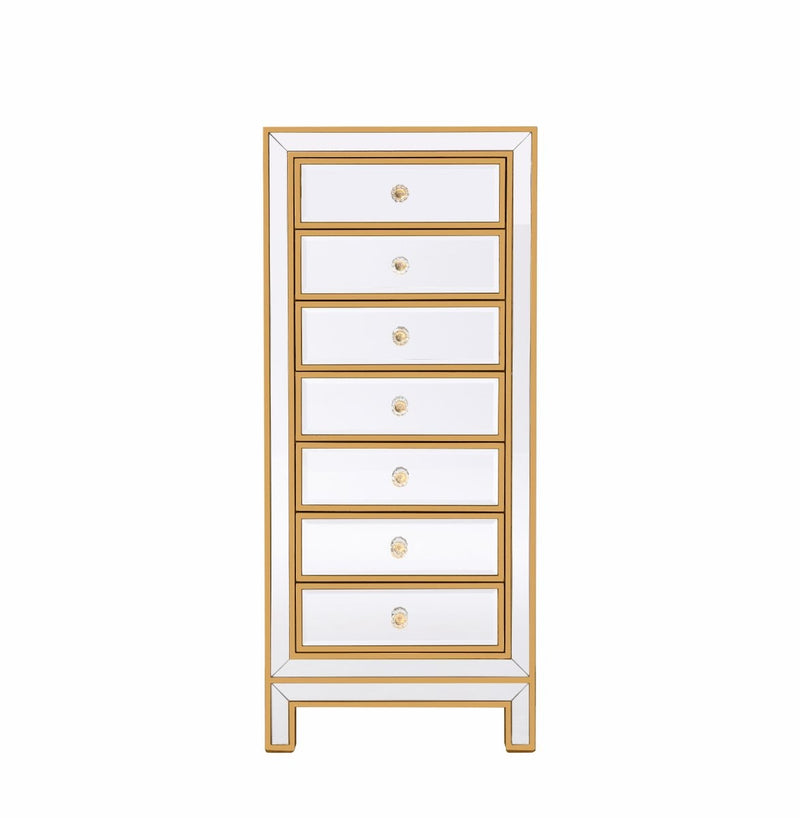 Elegant Lighting - MF72047G - Lingerie Chest - Reflexion - Antique Gold