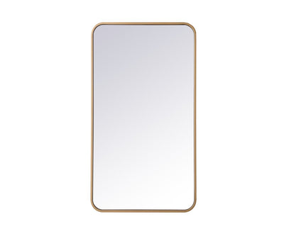 Elegant Lighting - MR802036BR - Mirror - Evermore - Brass
