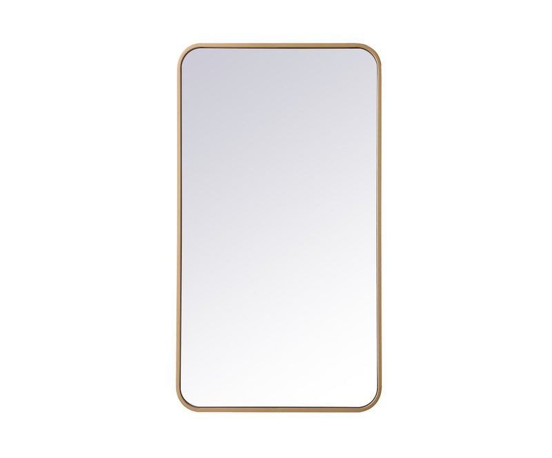 Elegant Lighting - MR802036BR - Mirror - Evermore - Brass